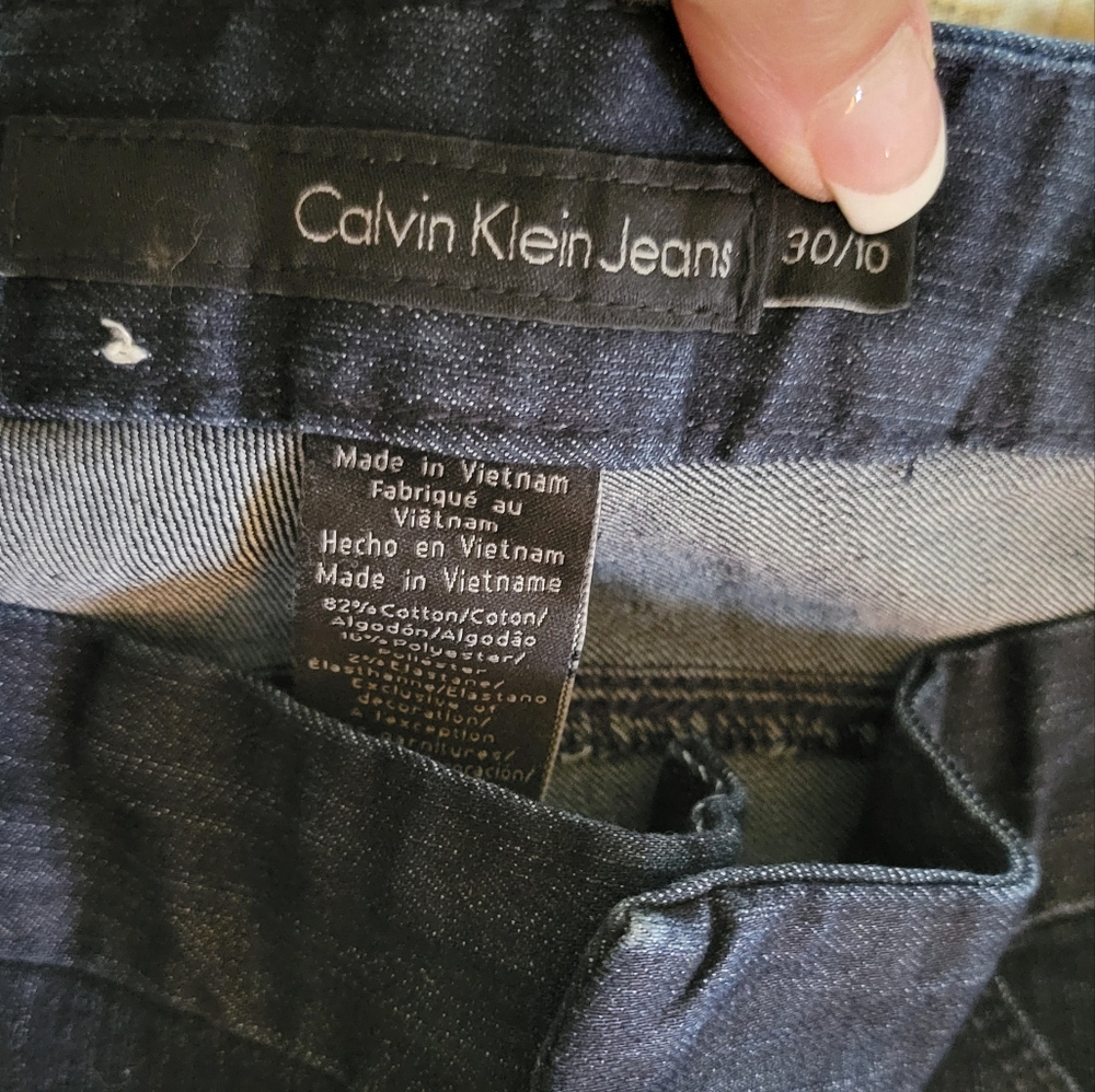 Calvin Klein Flat Front Elevated Denim Jeans - image 8